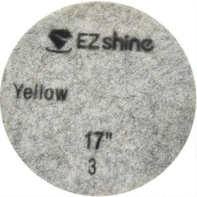 Burnish Pad Yellow para polimento seco de piso de concreto e polimento
