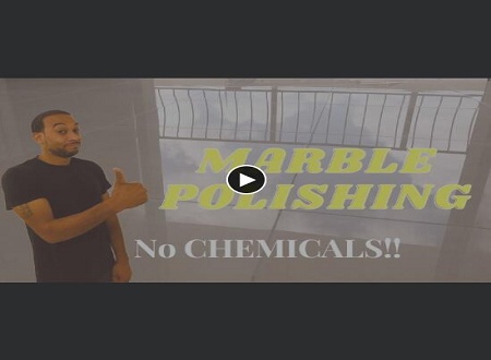 Vídeo Demonstração: 100% Polimento mecânico no piso de mármore